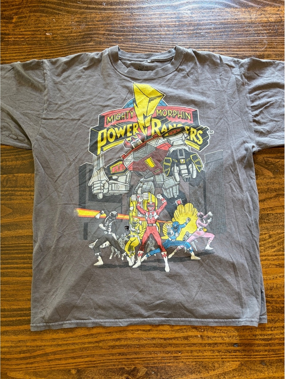 Vintage Mighty Morphin Power Rangers Graphic T-Shirt Size Large